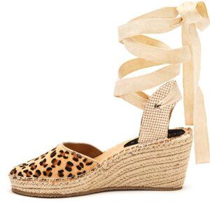 COCONUTS BY MATISSE Wedges Leopard Print Firefly Shoes Platform Espadrille